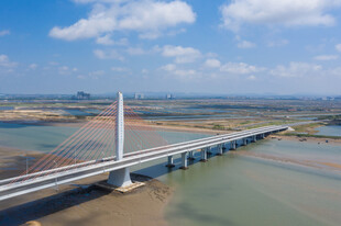跨海大桥航拍美景