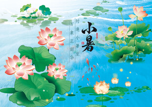 小暑海报