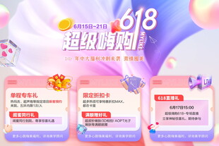 618超级购物盛典优惠展示