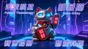 酷炫智能机械猫