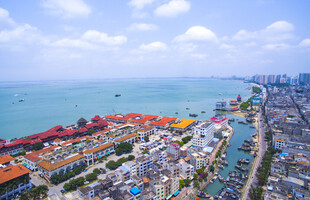海滨游乐城俯瞰美景
