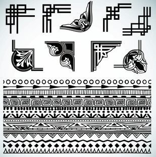 传统中式古典纹样图案集