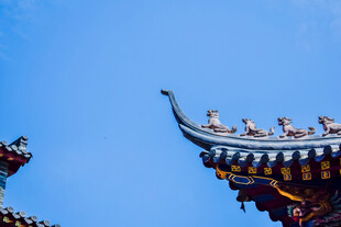 中式飞檐尽显古典建筑之美