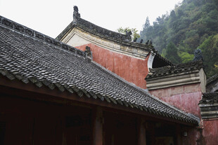 古色古香中式建筑一角