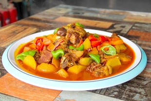 大盘羊肉美食图片