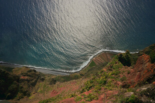秋日山海风光美景