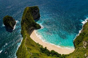 绝美海岛风光俯瞰图
