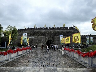 寿县古城门景观