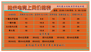电竞价格表