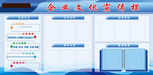 企业文化宣传栏
