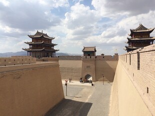 嘉峪关城楼景观