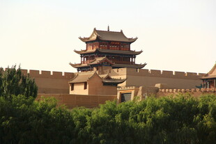 嘉峪关古建筑风光