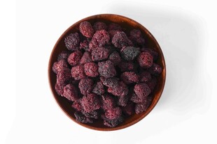 木碗中的新鲜杨梅 水果 鲜果 