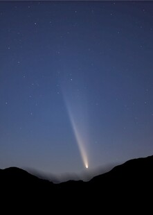夜空中的彗星
