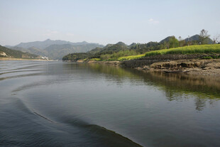 宁静江畔风光