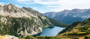 壮丽山水湖景风光
