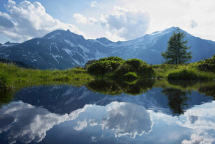 宁静山水湖景自然风光