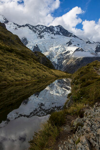 高山湖泊美景