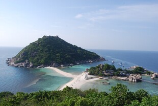 美丽海岛风光秀丽景色