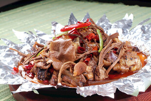 铁板鸡肉