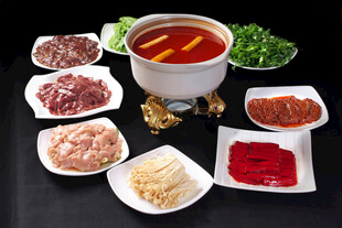 丰盛火锅食材组合