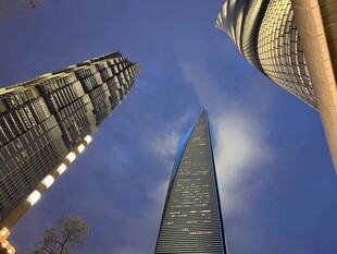 城市摩天大楼壮观景象 上海