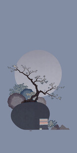 中国风山水风景古风画