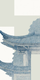 中国风山水风景古风画