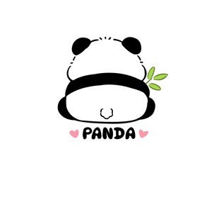 可爱熊猫卡通形象