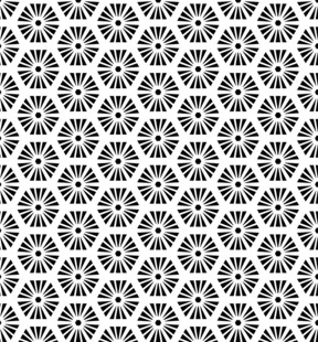 黑白几何花纹图案设计