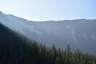 山林间的朦胧美景