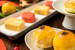 多样中式点心美食展示