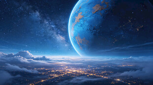 地球夜景