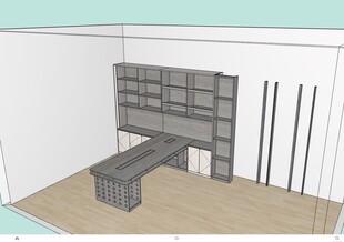 展厅样品 办公桌