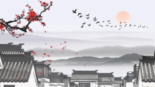 中式古韵山水庭院景观
