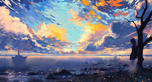 风景油画