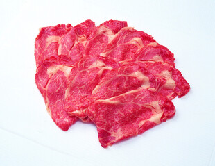 新鲜牛肉切片