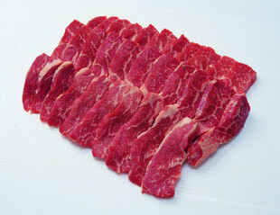 新鲜牛肉切片