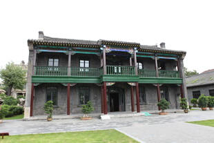 中式二层古建筑传统风貌