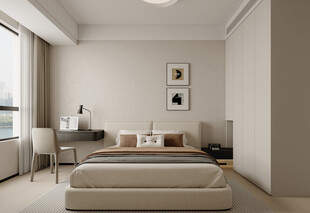 简约现代风卧室室内场景