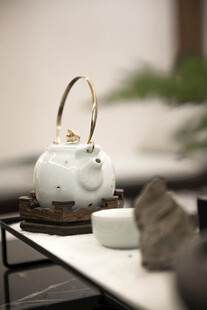 中式雅致茶壶茶具摆件
