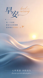 早安海报
