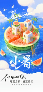 小暑时节的清新水果美景