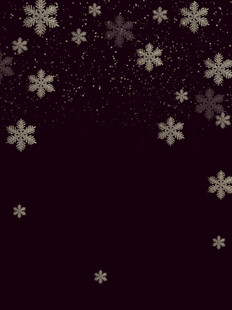 雪花纷飞的深色背景画面