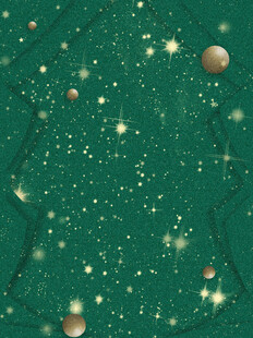 绿色星空背景图