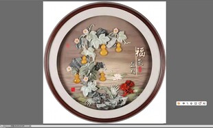 玉雕装饰画