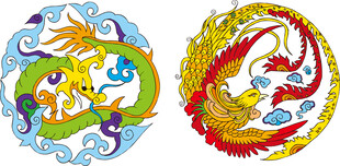 传统龙凤吉祥图案