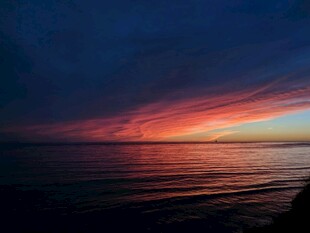 海边壮丽日落美景