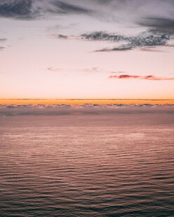 海上壮丽日出美景