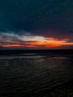 海边绚丽日落美景
